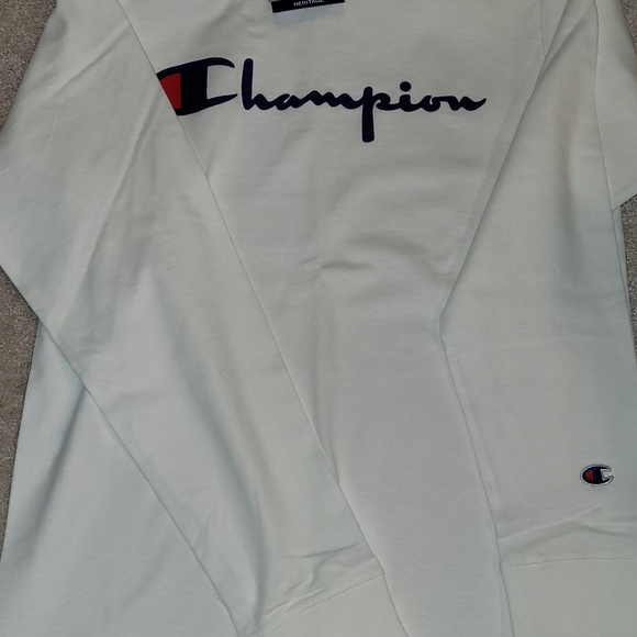 Champion Men's Long Sleeve T-shirt - Size Medium - Picture 2 of 3